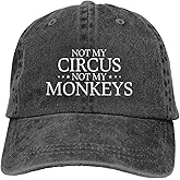 Not My Circus Not My Monkeys Hat for Men Dad Hats Graphic
