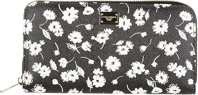 Amazon Co Jp Dolce Gabbana ドルチェ ガッバーナ レディース財布レザーコインケースホルダー財布カード二つ折りブラック 服 ファッション小物