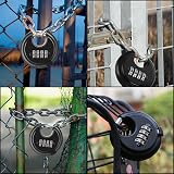 ASelected ASUKVC- Black Heavy Duty Weatherproof 4 Digit Padlock Zinc view 6