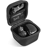 Linkidea Hard Shell Head Shaver Case, Protective Travel Storage Bag with Mesh Pocket, Compatible with Remington Balder Pro, Skull Shaver Pitbull Gold PRO Rotary Shavers (Black)