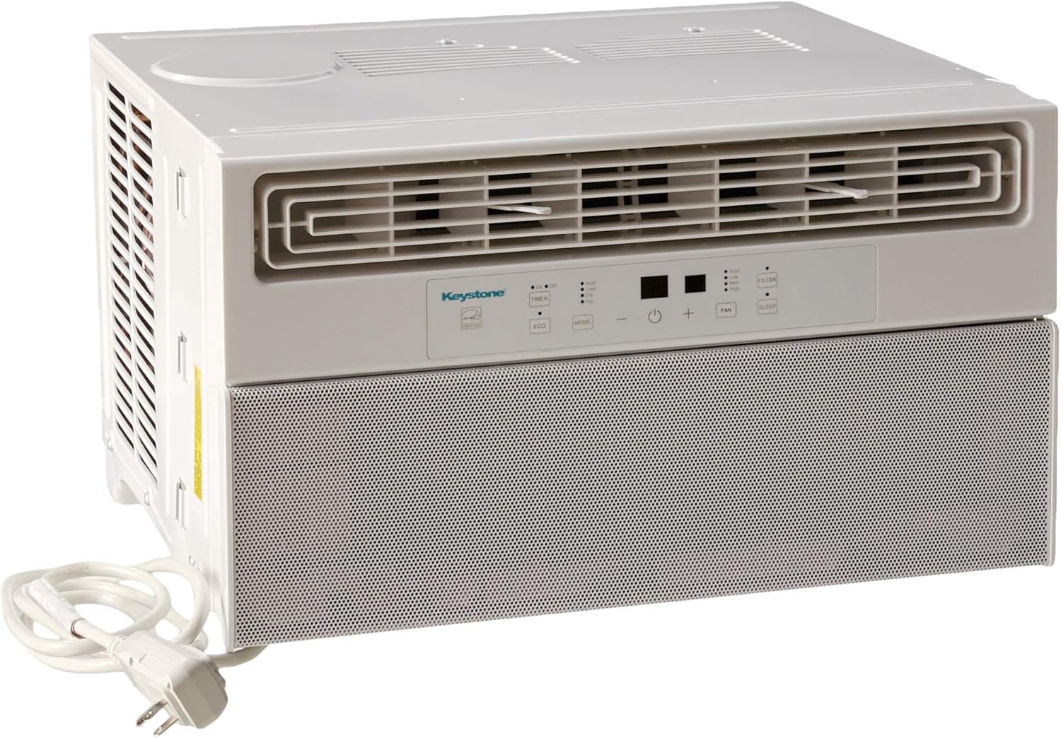 Keystone KSTAW08QD Energy Star 8,000 BTU Super Quiet Operation and Remote Co Window Air Conditioner, 8000, White