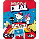 Monopoly Deal: Hello Kitty and Friends Edition Card Game | Collectible Storage Tin | Officially Licensed Sanrio Games for Kids | 15 Mins. | Ages 8+