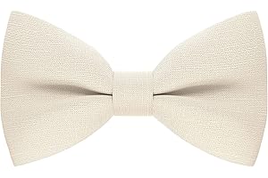 Bow Tie House Linen Classic Pre-Tied Bow Tie Formal Solid Tuxedo