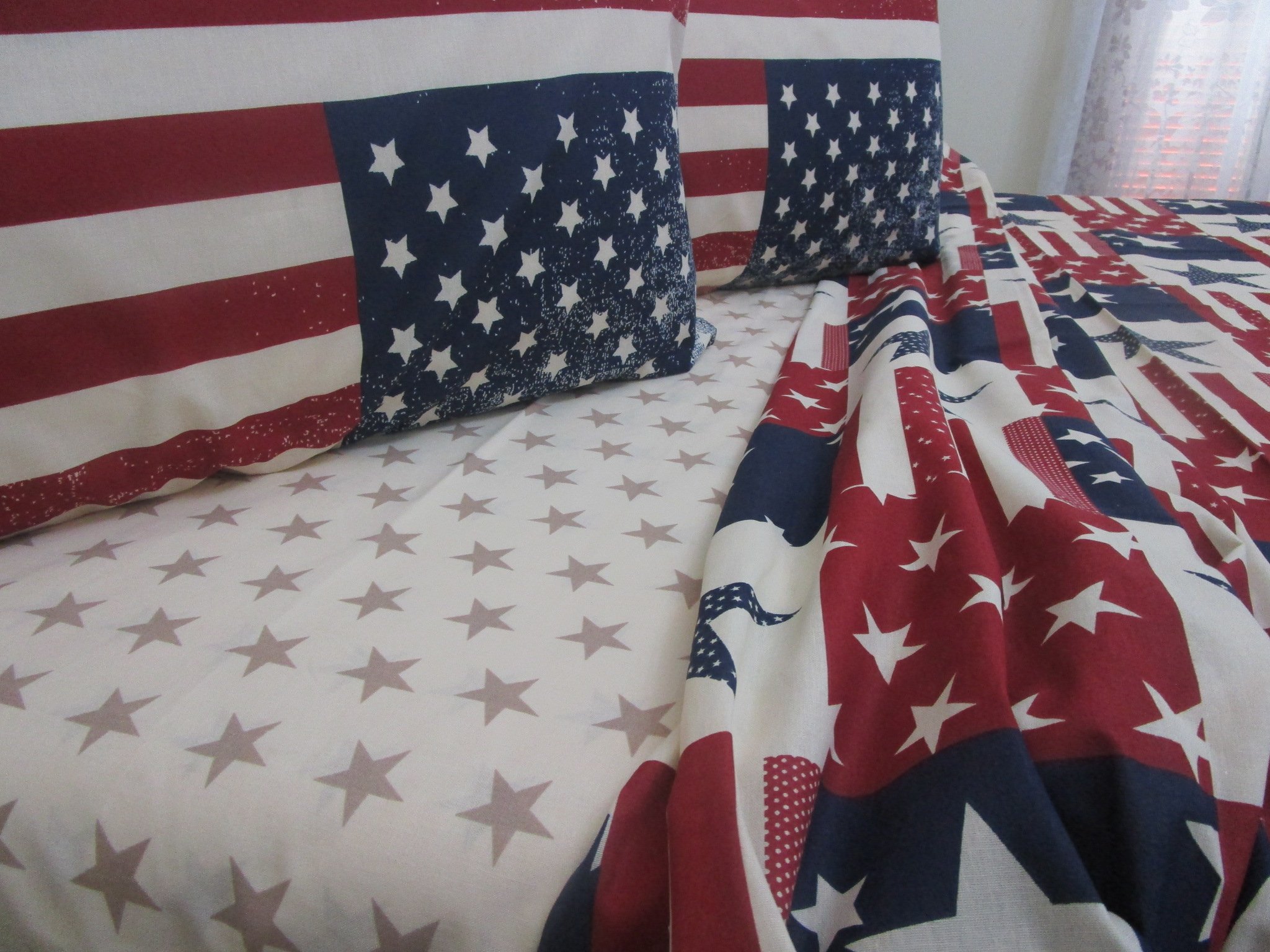 Pago Poco I pay a little for the American Fantasy Double Bed Set 100% Pure Natural Cotton New for 2021!!!