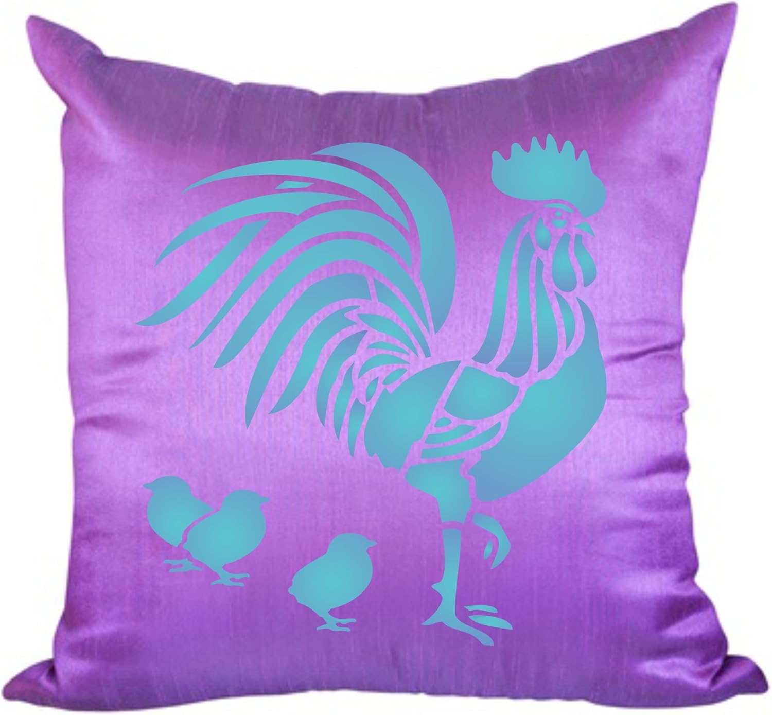 Rooster Stencil - 35.5 x 35.5cm (L) - Reusable Large Farm Animal Bird Chicken Mural Wall Stencil Template - Image 3