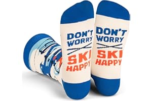 Lavley Ski Socks - Funny socks for skiers and snowboarders - Unisex novelty gift - Great for birthdays or holidays
