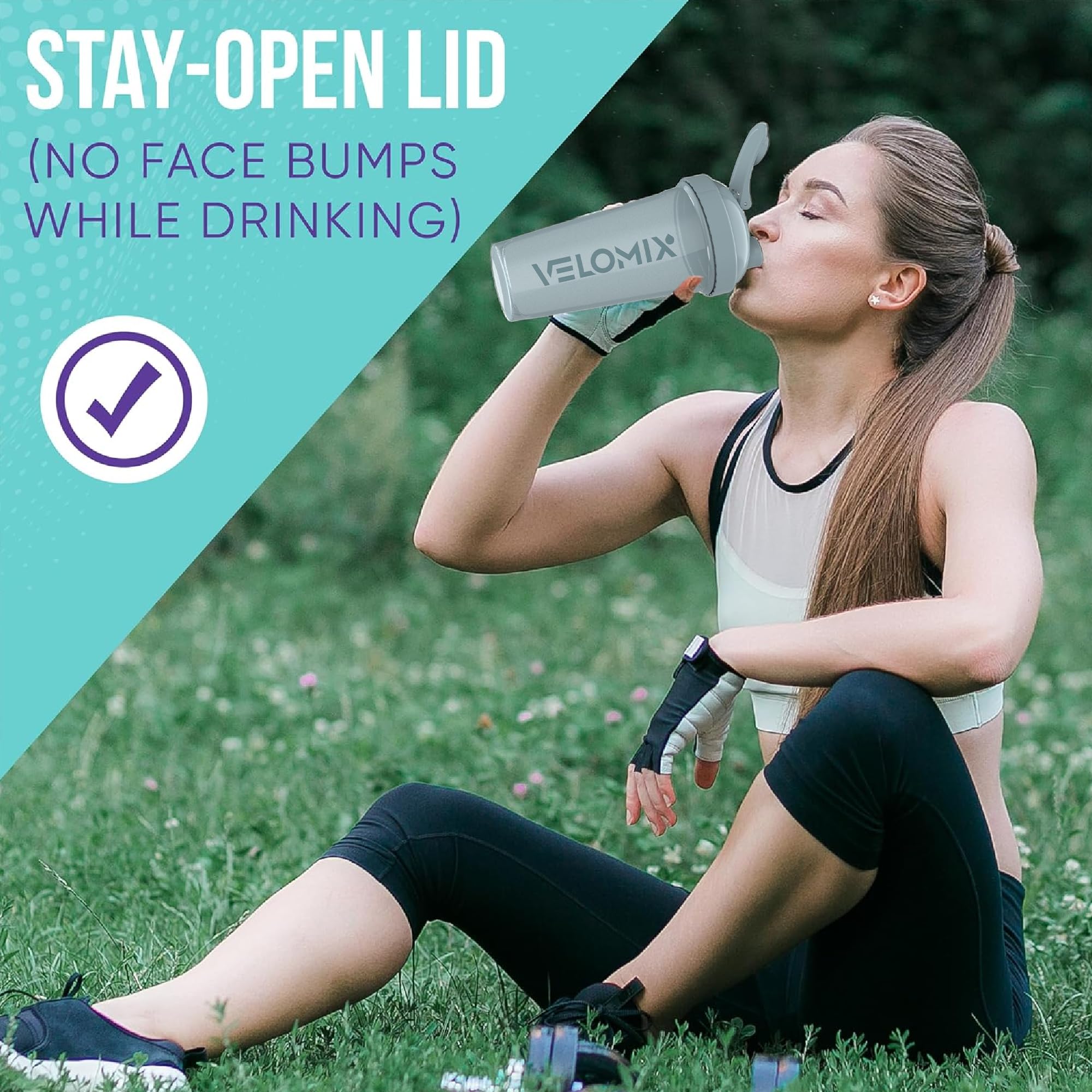 -4 PACK 28 Oz Protein Shaker Bottle for Protein Mixes - 4x Wire Whisk | Leak Proof Shaker Cups for Protein Shakes | Protein Shaker Bottle Pack | Protein Shake Cup (Aqua Depths)