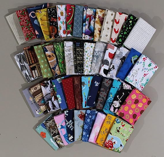 10 Fat Quarters Assorted Novelty Prints Stash Building