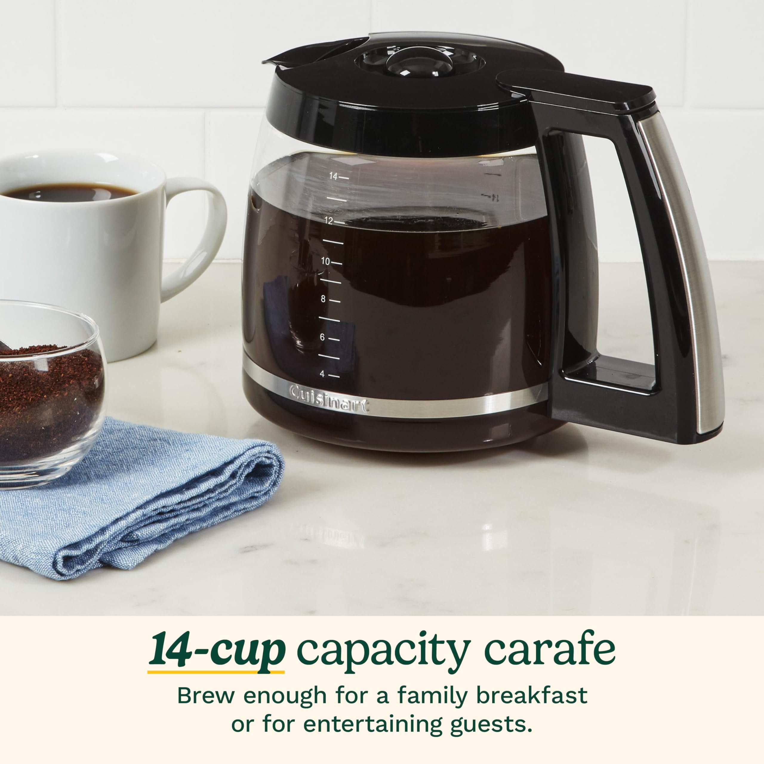Cuisinart 14-Cup Replacement Carafe for Coffee Maker, DCC-2200RC