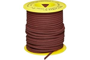 Mitchell Abrasives 49-C Round Crocus Polishing Cord, .082" Diameter x 50 Feet