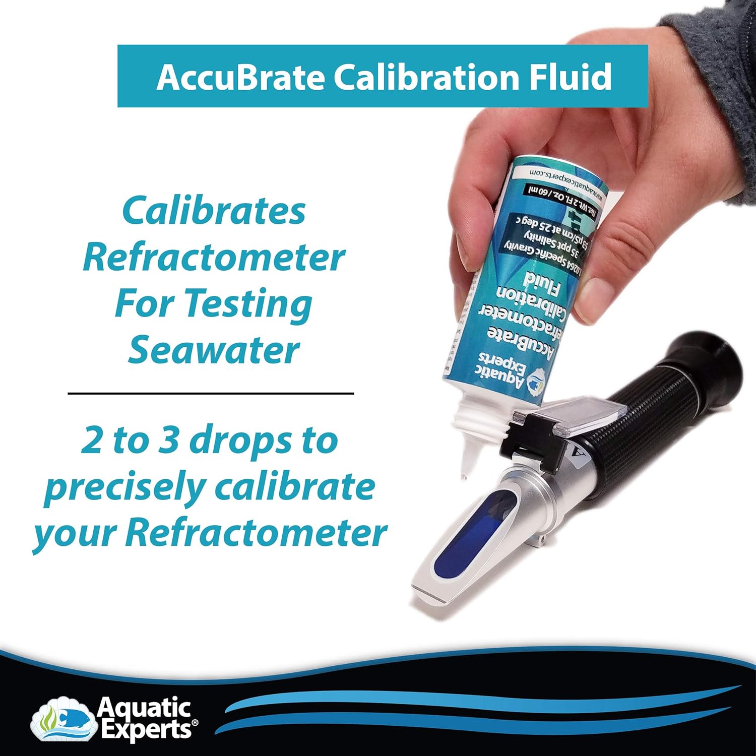Aquatic Experts AccuBrate Refractometer and Hydrometer Salinity