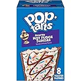 Pop-Tarts Toaster Pastries, Breakfast Foods, Kids Snacks, Frosted Hot Fudge Sundae (8 Pop-Tarts)
