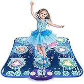 ANNKIE Dance Mat Toys for 3-12 Year Old Girls, Kids Dance Mat with Light Up 8-Buttons & Wireless Bluetooth, Dance Toy with 5 Modes Game, Birthday Xmas Gifts for 3 4 5 6 7 8 9 10+ Year Old Girls Boys