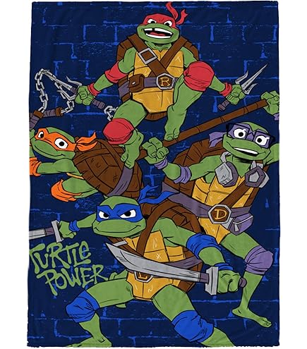 Amazon.com: Teenage Mutant Ninja Turtles Fleece Blanket Set