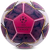 Hy-Pro UEFA Champions League Star Soccer Ball Size 5 – Official UCL Soccerball, Durable Training & Match Play for Kids & Adults