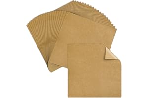 Kraft Paper Deli Sheets, 12" x 12", Greaseproof Food Basket Liner Sheets, Pre-cut Sandwich Wrappers, Naturally Grease Proof Food Mats, by Better Kitchen Products (200)
