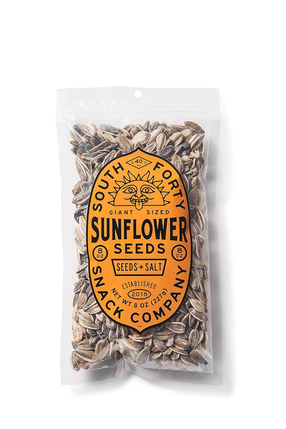 Premium Sunflower Seeds Jumbo Sized, Batch Roasted, Perfectly Salted, InShell