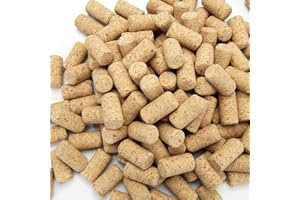 Tosnail 150 Pack Blank Wine Corks Straight Corks Wine Stoppers for Ornament Making, Arts and Crafts Projects- 15/16" x 1.75"