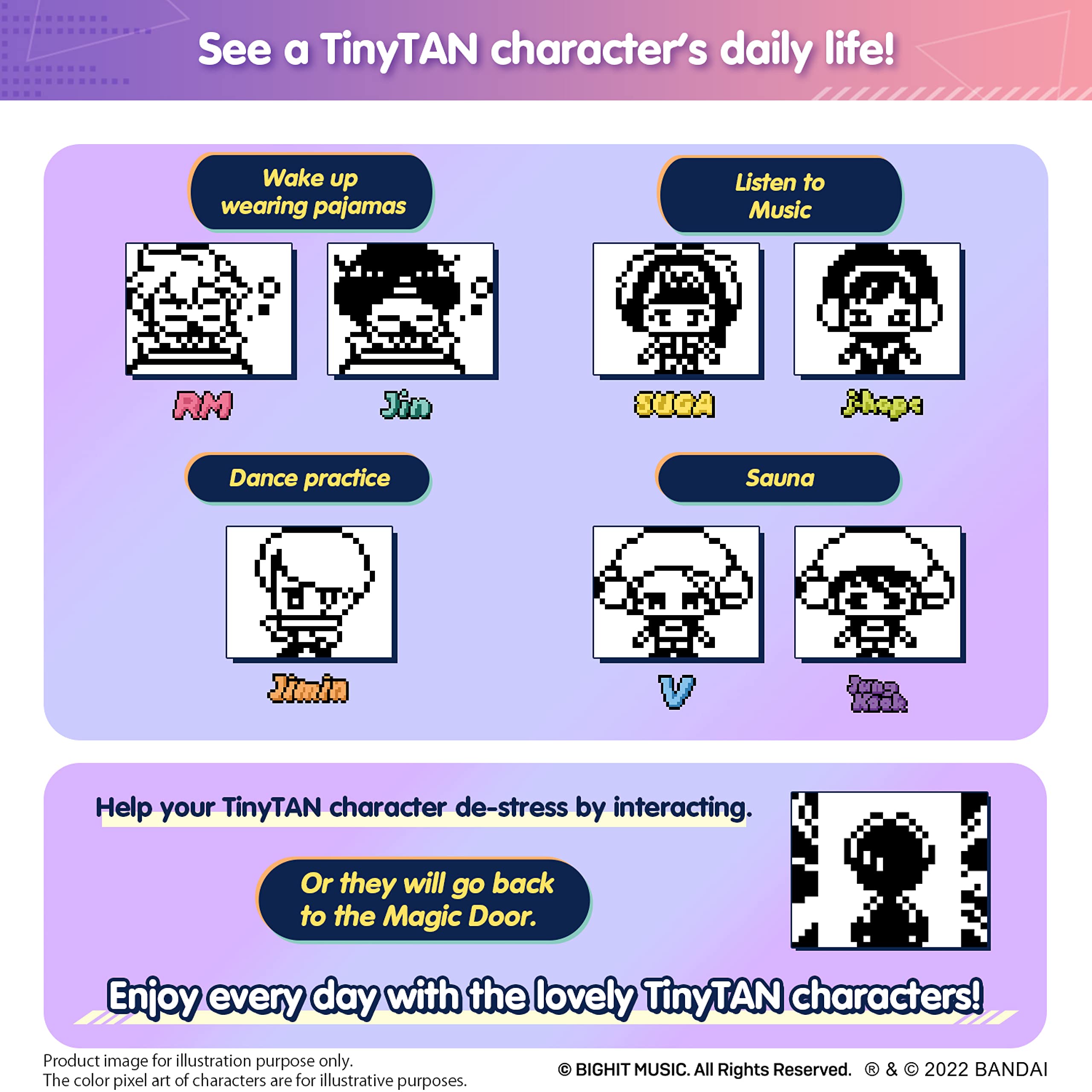 Tamagotchi Nano x TinyTAN - Purple