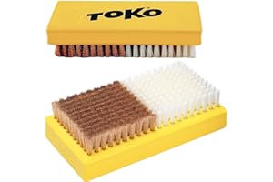 TOKO Ski Snowboard Waxing Brush 14mm Nylon and Copper Combi Brush