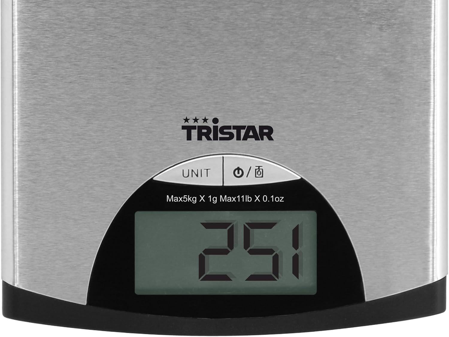 Tristar KW-2435 Kitchen Scale - 5 kilograms - Stainless Steel, silver, one size - Image 4