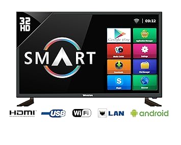 Weston 80 cm (32 inches) WEL-3200S HD LED Smart TV (Black)
