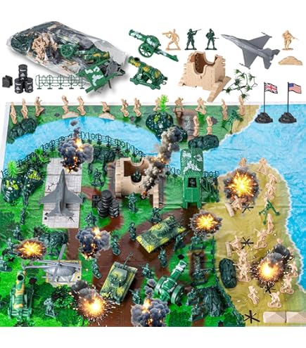 Amazon.com: Zcpotizi Army Men Playset, Army Men Action Figures