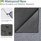 Trail Soft Fleece Tent Carpet 240x220cm with Foam Core & PE Base view 3