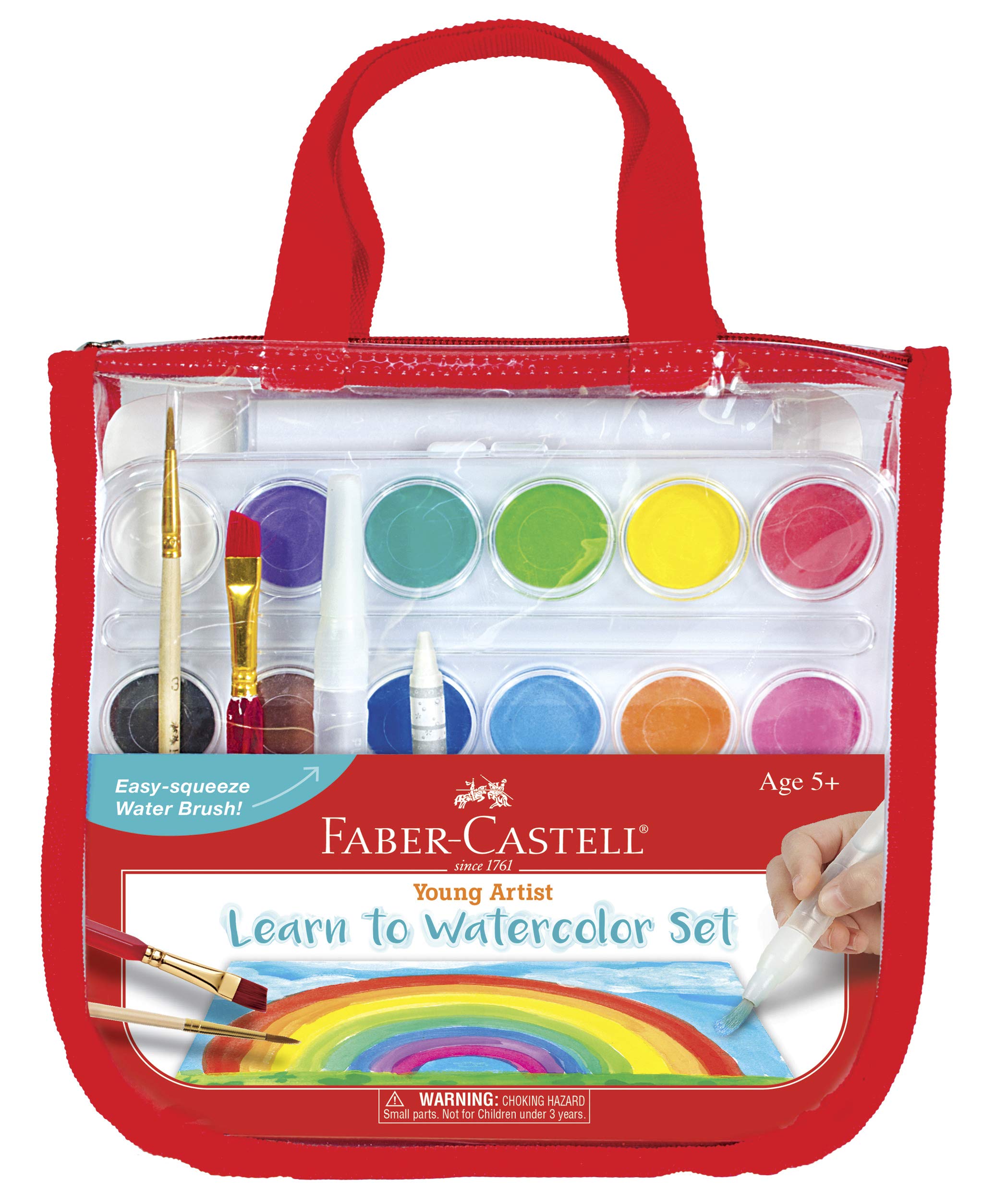 FaberCastell Learn to Watercolor Set Complete Watercolor Paint and