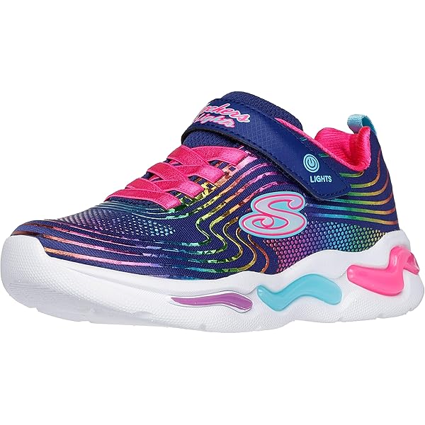Amazon.com | Skechers girls Litebeams-gleam N'dream Sneaker, Black