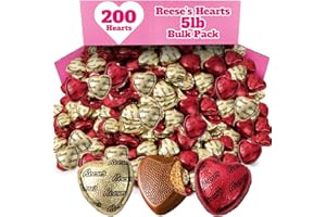 SWEETSIDE CANDY CO. Reese’sValentine’s Day Heart Shaped Chocolate Peanut Butter Cups Candy Gifts- Chocolates Reesesiconic Flavor Delights for Friends, Family, and Loved Ones, 5lb,