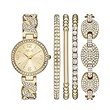 Relic by Fossil Women's Glitz Three-Hand Gold-Tone