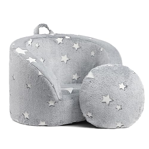 ALIMORDEN Snug-Arch Toddler Couch, Comfy Foam Baby Chair, Ergonomic Toddler Chair with a Snug Embrace Design for Boys and Girls