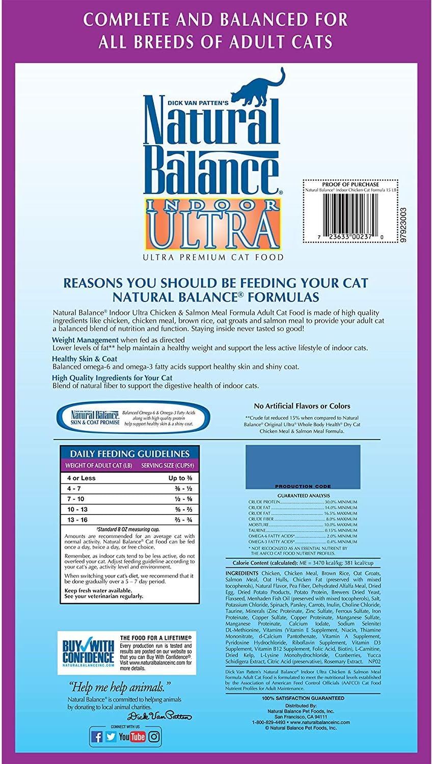 natural balance indoor cat food