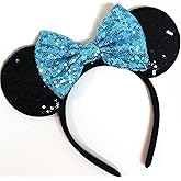 CLGIFT Cinderella-Themed Mickey Ears, Minnie Ears, and Blue Elsa Ears