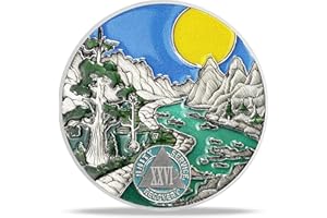 IMASONER 26 Year Sobriety Coin Gifts | River and Forest AA Coin - HA AA Chip Medallion with Serenity Prayer | Narcotics Alcoholics Anonymous Gifts for Anniversary Month & Year for Men & Women in Recovery