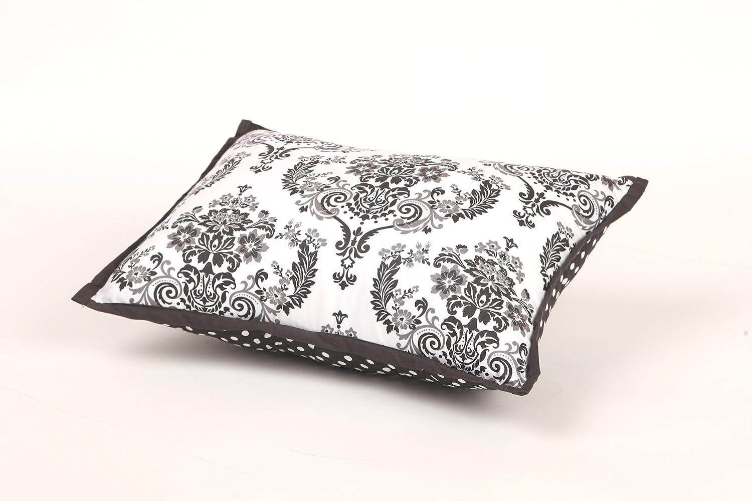 Bacati Classic Damask White Black Nursing Pillow Mobiles Home
