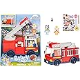 Bluey Firetruck | Firetruck with Bluey, Exclusive Firefighter Bingo and Bob Bilby Figures | Raise The Ladder, Spin It Around 