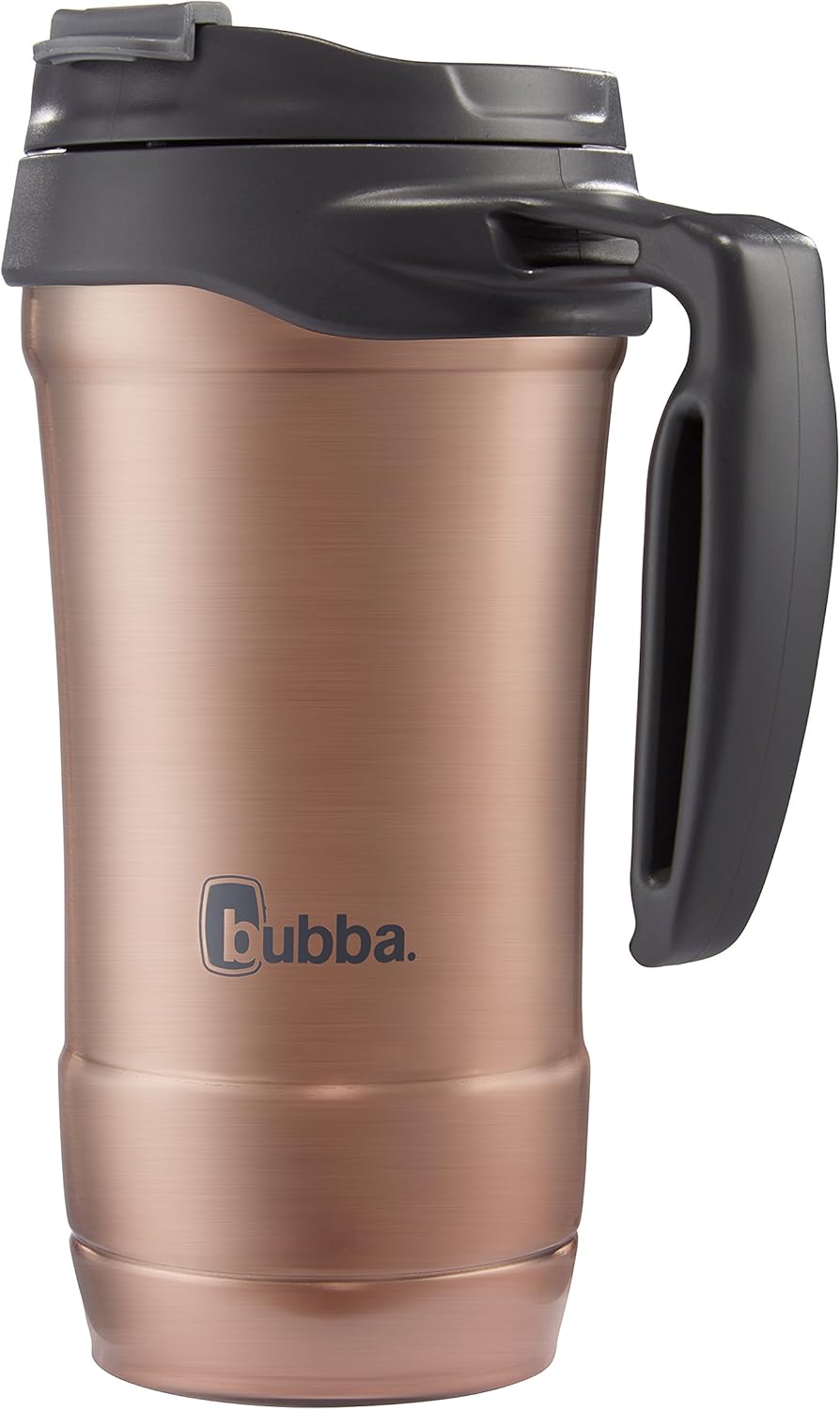 Amazon Com Bubba Hero Dual Wall Vacuum Insulated Stainless Steel Travel Mug 18 Oz Rose Gold Kitchen Dining