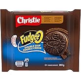 Fudgee-O Double Stuf Chocolate Cookies, 303g