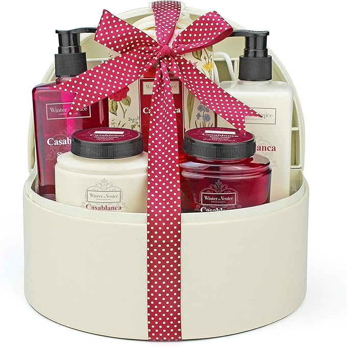 Winter in Venice Casablanca Jewellery Case Luxury Bath & Body Spa Pamper Gift Set For Women
