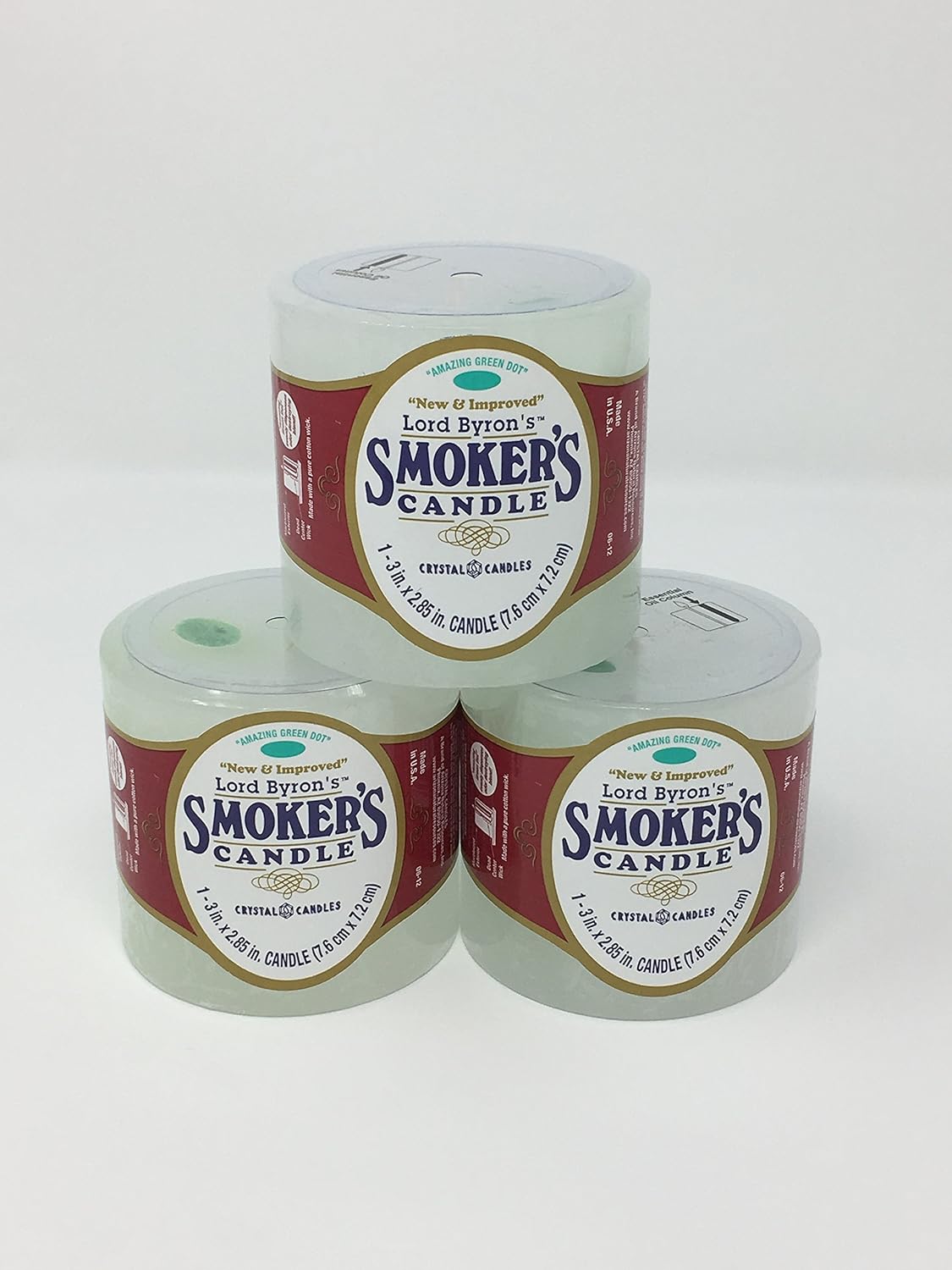 Lord Byron's Smoker's Candle (Pack of 3) Amazon.co.uk Kitchen & Home