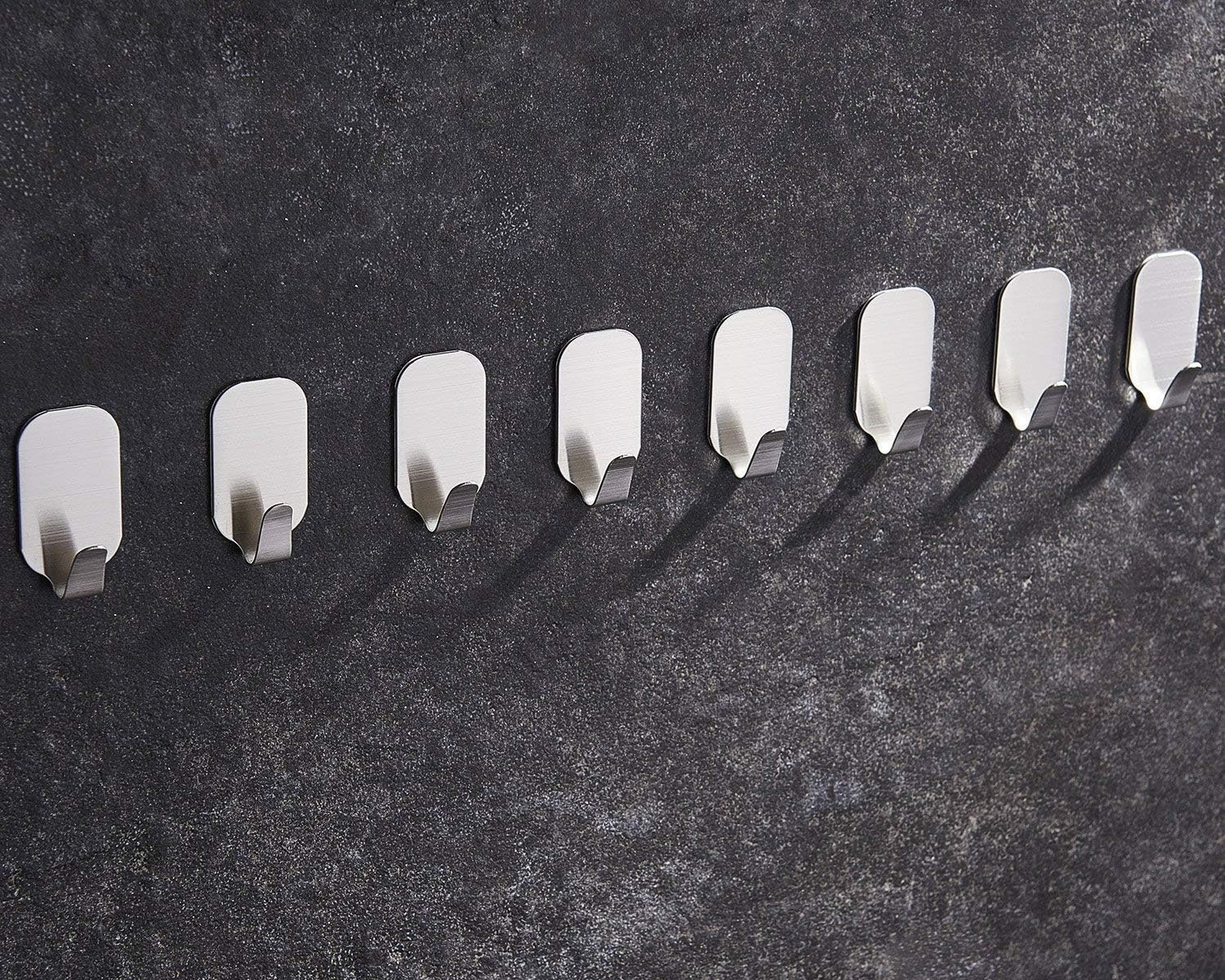 ZUNTO 8 Piezas Ganchos Adhesivos Para Pared Toalleros de ...