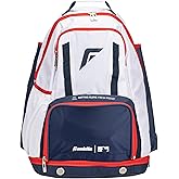 Franklin Sports MLB Gameday Baseball + Softball Backpack – Adult +Youth Equipment + Bat Bag – Stores Batting Gloves, Helmet, Cleats + More - Waterproof Premium Batpack