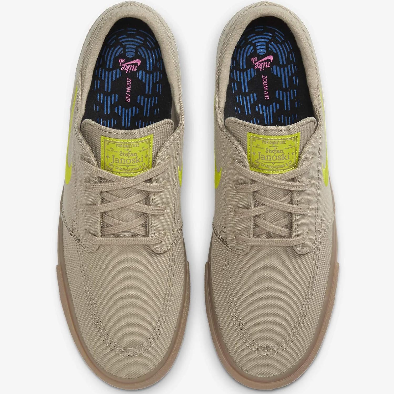 Amazon ナイキ Nike Sb ズーム ステファン ジャノスキー キャンバス Zoom Janoski Canvas カーキ ライトブラウン ブライトカクタス Ar7718 4 ナイキジャパン正規品 28 0cm ランニング