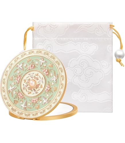 Amazon.com: mulanfeng Chinese Style Handheld Mirror, Handheld