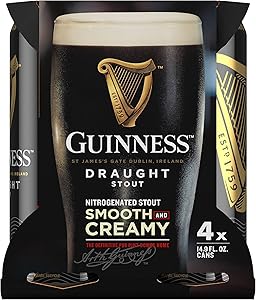 Guinness Pub Draft Stout, 4 pk, 14.9 oz cans, 4.3% ABV