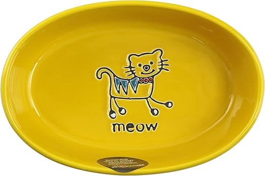 oval cat bowl