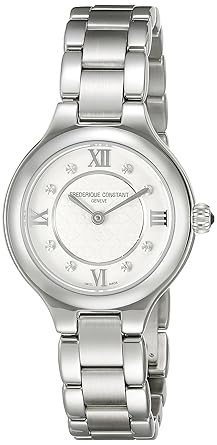 Frederique Constant Analogue Silver Dial Womens Watch - FC-200WHD1ER36B