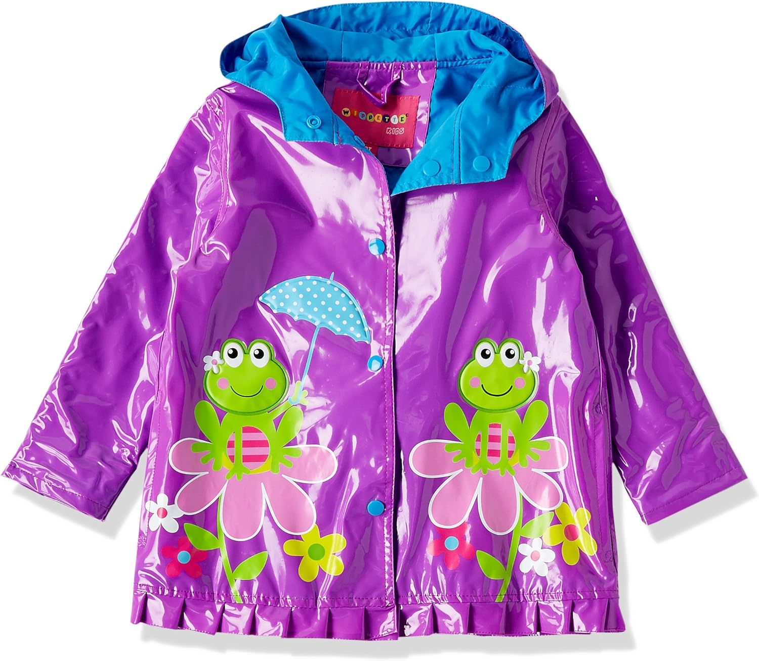 flower rain jacket